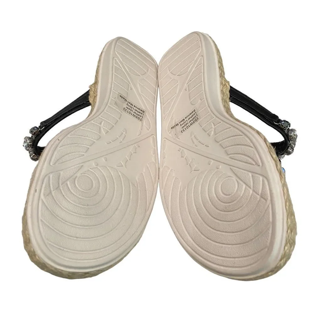 NEW Tommy Bahama Women's Ilysa Jeweled Slide Sandals 6